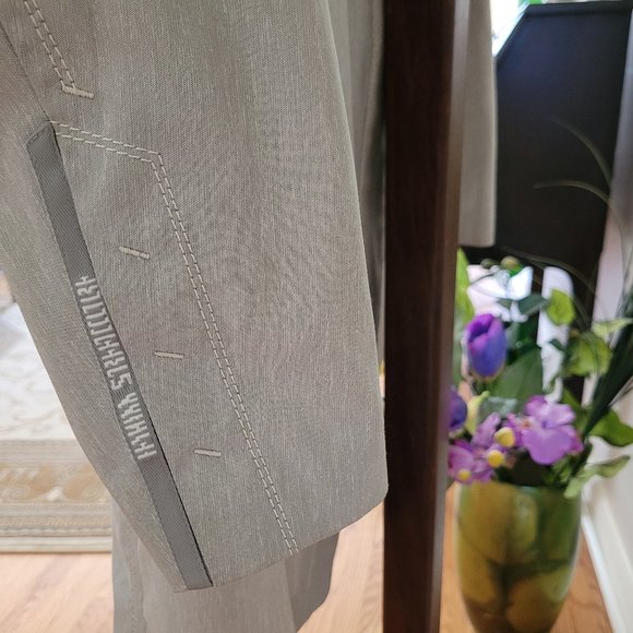 Beate Heymann Street Couture Taupe Grey Metallic Jacket EU 38/US 8 - Picture 8 of 15